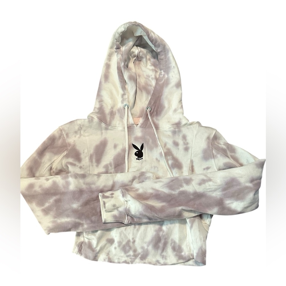 NWT Missguided Playboy tie dyed two piece sweat suit y2k - Picture 6 of 7